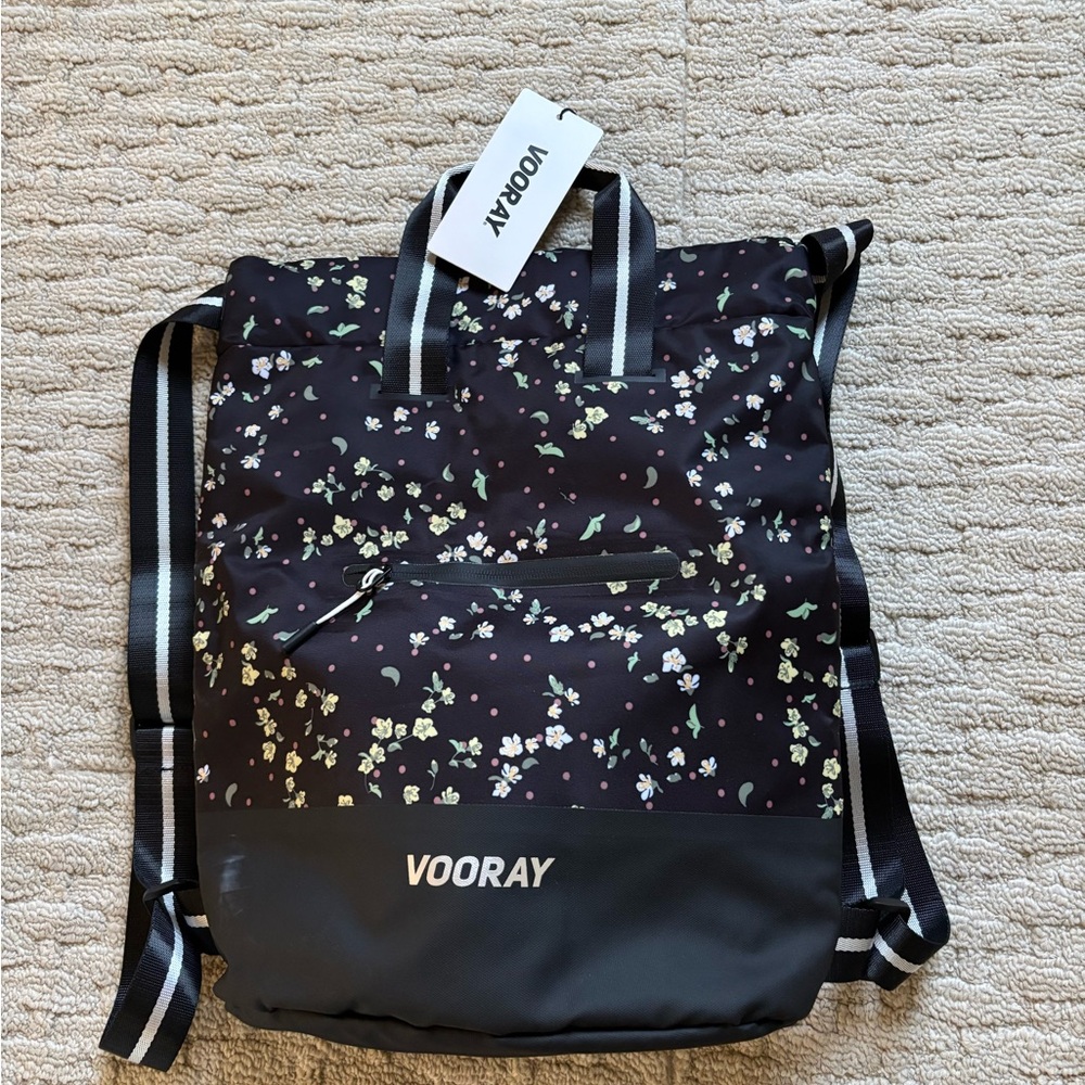 Black Floral Women's Bag